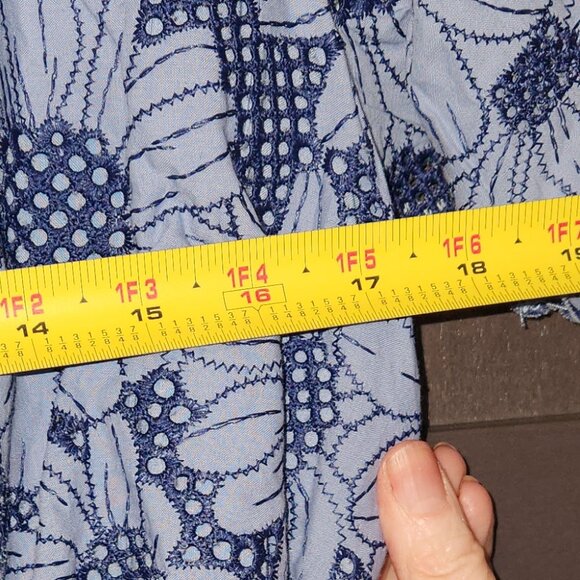 Blue Floral Summer Dress - Picture 3 of 6